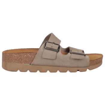 μπεζ footbed σανδάλι