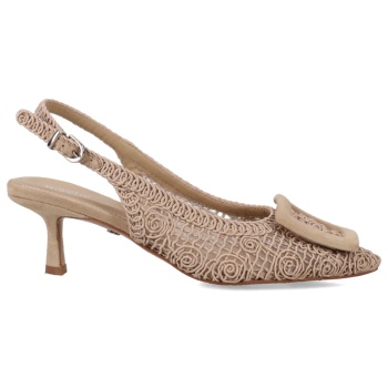 μπεζ εξώφτερνη γόβα