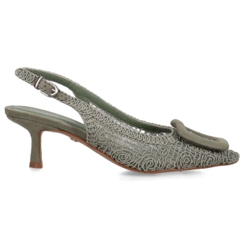 πράσινη εξώφτερνη γόβα