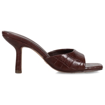 καφέ mule πέδιλο