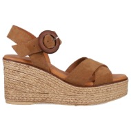  καμηλό δερμάτινη πλατφόρμα