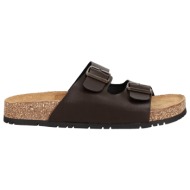  καφέ ανδρικό σανδάλι