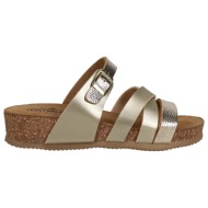  χρυσό footbed σανδάλι