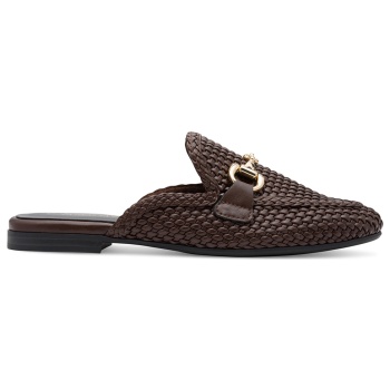 καφέ πλεκτό mule