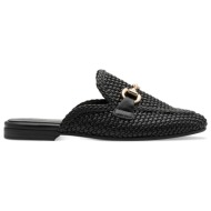  μαύρο πλεκτό mule