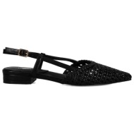  μαύρη πλεκτή μπαλαρίνα