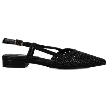 μαύρη πλεκτή μπαλαρίνα σε προσφορά