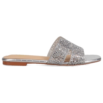 ασημί σανδάλι