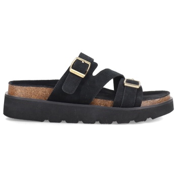 μαύρο footbed σανδάλι σε προσφορά