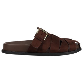 καφέ footbed σανδάλι σε προσφορά
