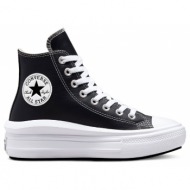  converse chuck taylor all star move platform foundational leather a04294c μαύρο