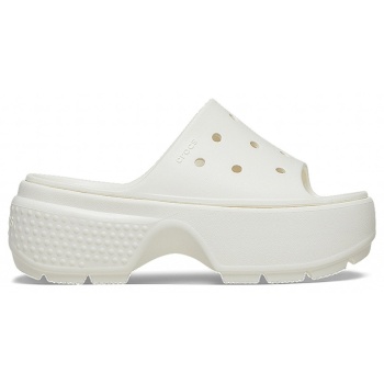 crocs stomp slide 209346-0wv λευκό