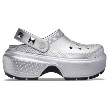 crocs stomp metallic clog 210362-040