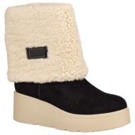  γυναικεία μποτάκια με γούνα | υφαντίδης | 348389 | μαύρο