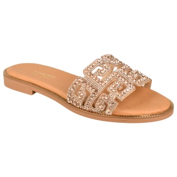 γυναικεία σανδάλια με στρας | υφαντίδης