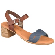  γυναικεία δερμάτινα σανδάλια | υφαντίδης | 124703 | μπλε