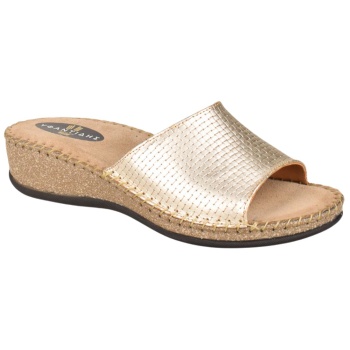 γυναικείες δερμάτινες παντόφλες |