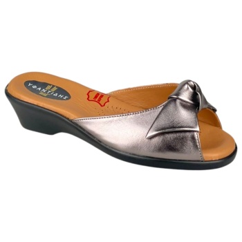 γυναικείες δερμάτινες παντόφλες |