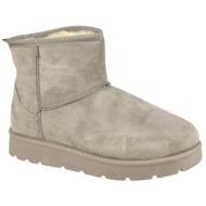  γυναικεία μποτάκια | υφαντίδης | mε γούνα | 573723 | γκρι