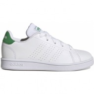  παπουτσι adidas sport inspired advantage lifestyle court lace λευκο/πρασινο