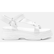  sneakers sandals με λουράκια & scratch - λευκό