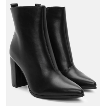 μποτάκια αστραγάλου με τακούνι - μαύρο σε προσφορά