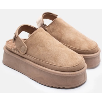 παντόφλες σαμπό δίσολα με γούνα  σε προσφορά