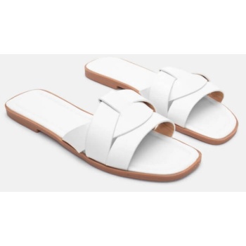 flat σανδάλια με φάσα - λευκό σε προσφορά