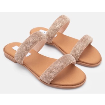 luigi design- flat σανδάλια με strass  σε προσφορά