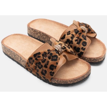 σανδάλια flat με διακοσμητικό φιόγκο  σε προσφορά