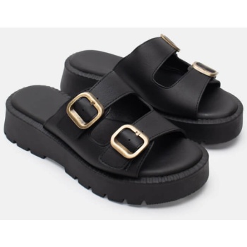 σανδάλια flatform με διπλές τόκες  σε προσφορά