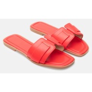  σανδάλια flat με φάσα - κόκκινο