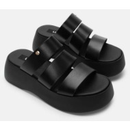  luigi design - πλατφόρμες με τριπλή φάσα - μαύρο