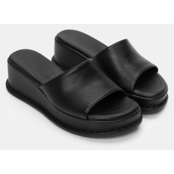 πλατφόρμες με φαρδιά φάσα - μαύρο σε προσφορά