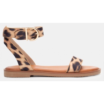 flat σανδάλια με μπαρέτα - animal print σε προσφορά