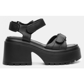 πλατφόρμες με λουράκια scratch - μαύρο σε προσφορά