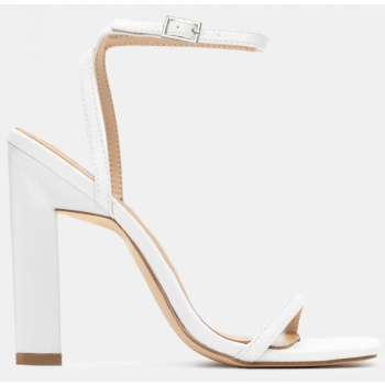 πέδιλα με χιαστί μπαρέτα - λευκό σε προσφορά