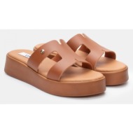  luigi design - σανδάλια flatform με ανοίγματα στο πλάι - ταμπα