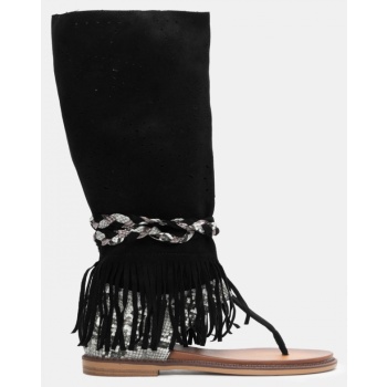 σανδάλια boho boots - μαύρο σε προσφορά