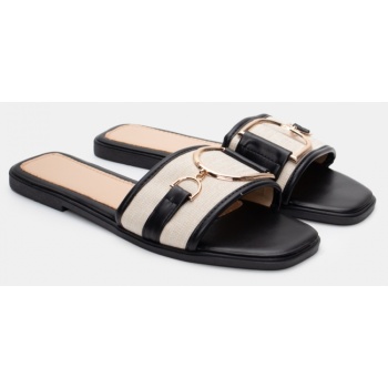 flat σανδάλια με τόκα - μαύρο σε προσφορά