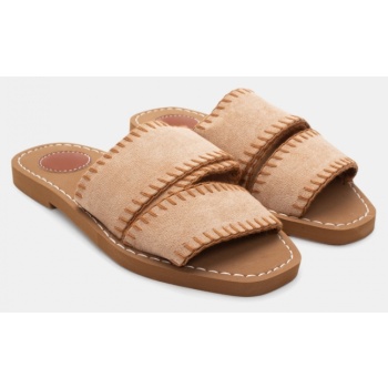 flat σανδάλια με λουράκια - κάμελ σε προσφορά