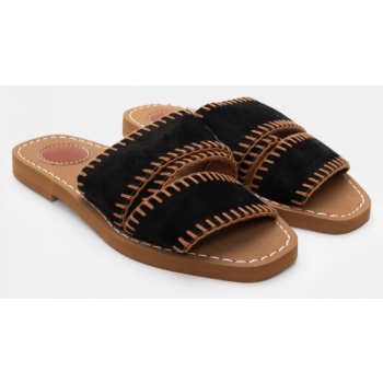 flat σανδάλια με λουράκια - μαύρο σε προσφορά