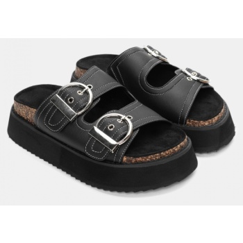 σανδάλια flatform με διπλές τόκες  σε προσφορά