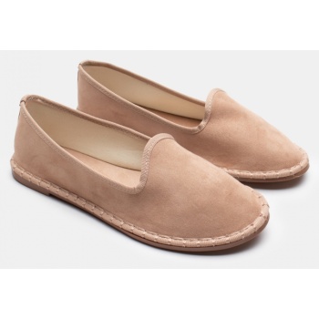 μπαλαρίνες μονόχρωμες - μπεζ-σκούρο σε προσφορά