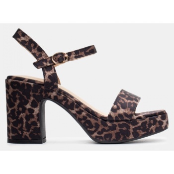 πλατφόρμες με μπαρέτα - animal print σε προσφορά