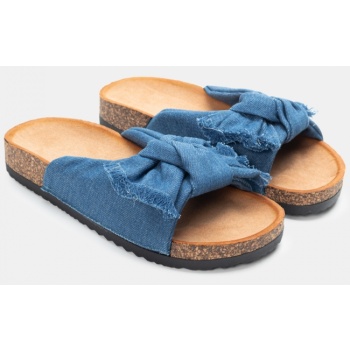 σανδάλια flatform με φιόγκο - denim σε προσφορά