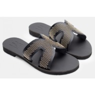  luigi design - flat σανδάλια τρουκς - μαύρο