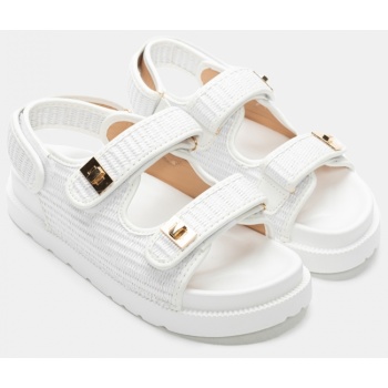 σανδάλια flatform με λουράκια scratch  σε προσφορά