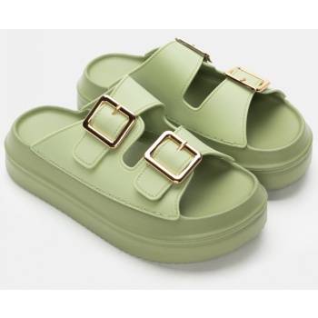 σανδάλια flatform με λουράκια scratch  σε προσφορά