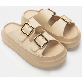 σανδάλια flatform με λουράκια scratch  σε προσφορά